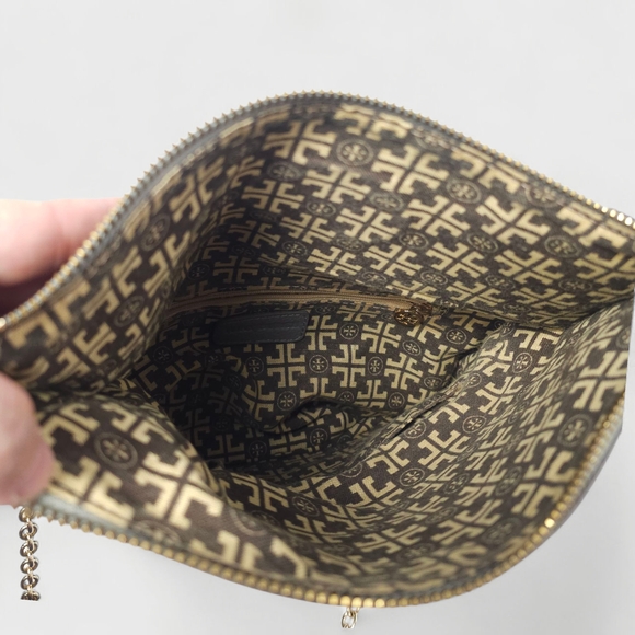 Tory Burch Gray Leather Crossbody Bag - Picture 13 of 16